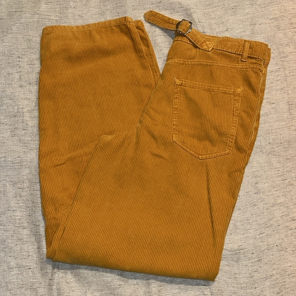 Urban Outfitters BDG Logan Corduroy Baggy Buckle Pant 15" Waist NWOT - Picture 9 of 11